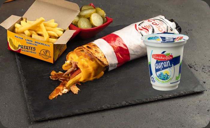 Mydonose Cheddarlı Menü Ayranlı